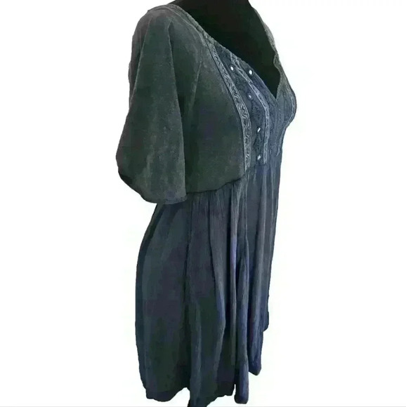 Free People Womens La Mamounia Boho Embroidered Midi Dress S - Picture 4 of 15